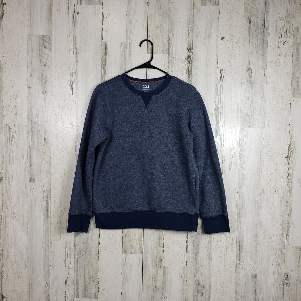 boys athletic works blue crew neck sweater size XXL (18)